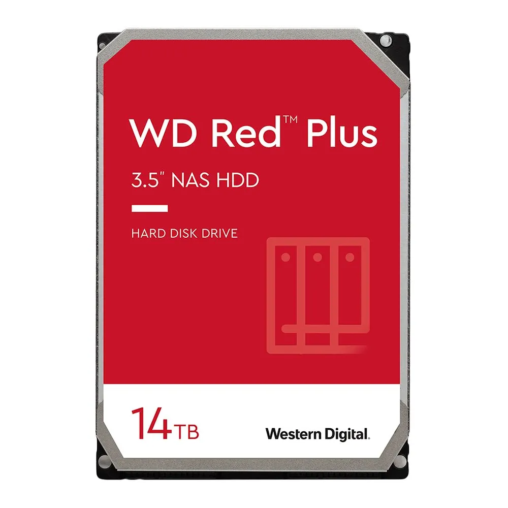 Hard disk WD Red Plus 14TB SATA-III 7200RPM 512MB  3.5" Western digital - 1