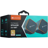 Canyon wired stereo speaker 1.2m cable with usb2.0 & 3.5mm Canyon - 1