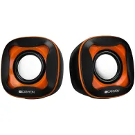 Usb 2.0 speaker black +orange 021c 2*3w 4 ohm abs Canyon - 1