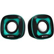 Usb 2.0 speaker black+light blue 7472c 2*3w 4 ohm abs Canyon - 1