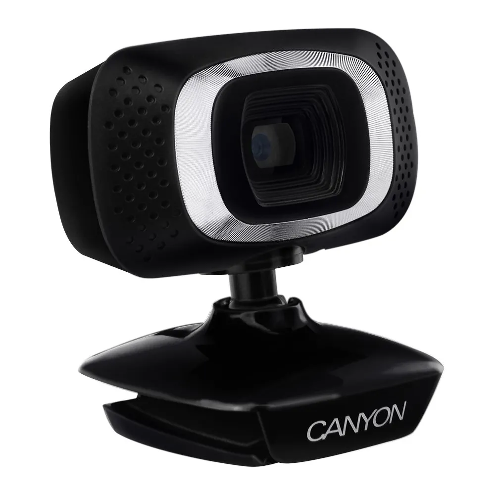 Canyon c3 720p hd webcam with usb2.0. connector 360° rotary Canyon - 1