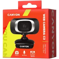 Canyon c3 720p hd webcam with usb2.0. connector 360° rotary Canyon - 1
