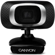 Canyon 720p hd webcam with usb2.0. connector 360° rotary view Canyon - 1