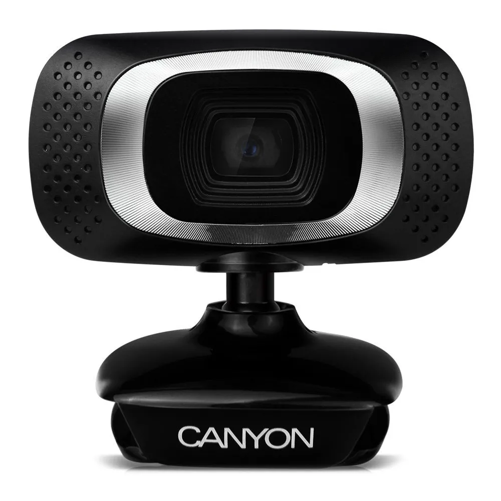 Canyon 720p hd webcam with usb2.0. connector 360° rotary view Canyon - 1