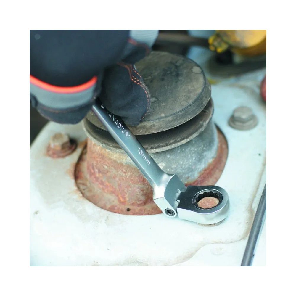 Cheie combinata cu clichet flexibil cr-va hd 16mm