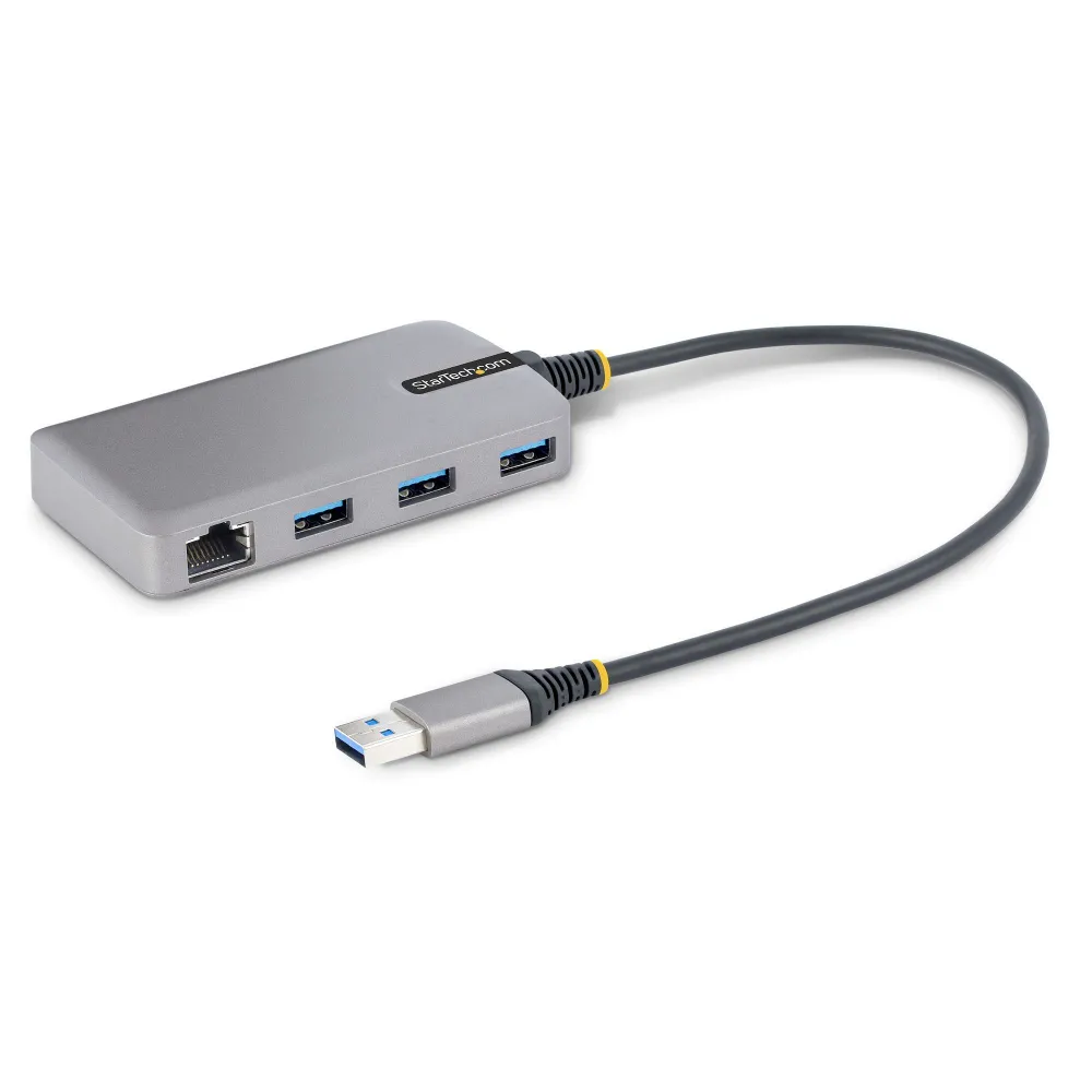 StarTech.com 5G3AGBB-USB-A-HUB hub-uri de interfață USB 3.2 Gen 1 (3.1 Gen 1) Type-A 5000 Mbit s Gri