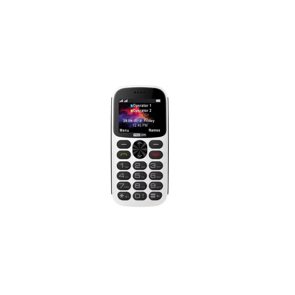 Telefon mobil Maxcom MM471, Dual SIM, 2G, White