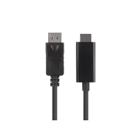 Cablu Lanberg, Displayport - HDMI, 3m, Black