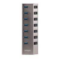 StarTech.com 5G7AIBS-USB-HUB-EU hub-uri de interfață USB 3.2 Gen 1 (3.1 Gen 1) Type-B 5000 Mbit s Gri