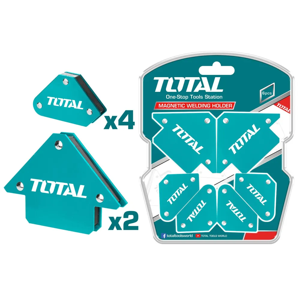 Total - set 6 coltare magnetice pentru sudura