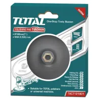 Total - disc de lustruit cu flansa - 180mm