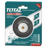 Total - disc de lustruit cu flansa - 180mm