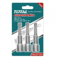 Total - set 3chei 13mm -1/4 hex - 65mm
