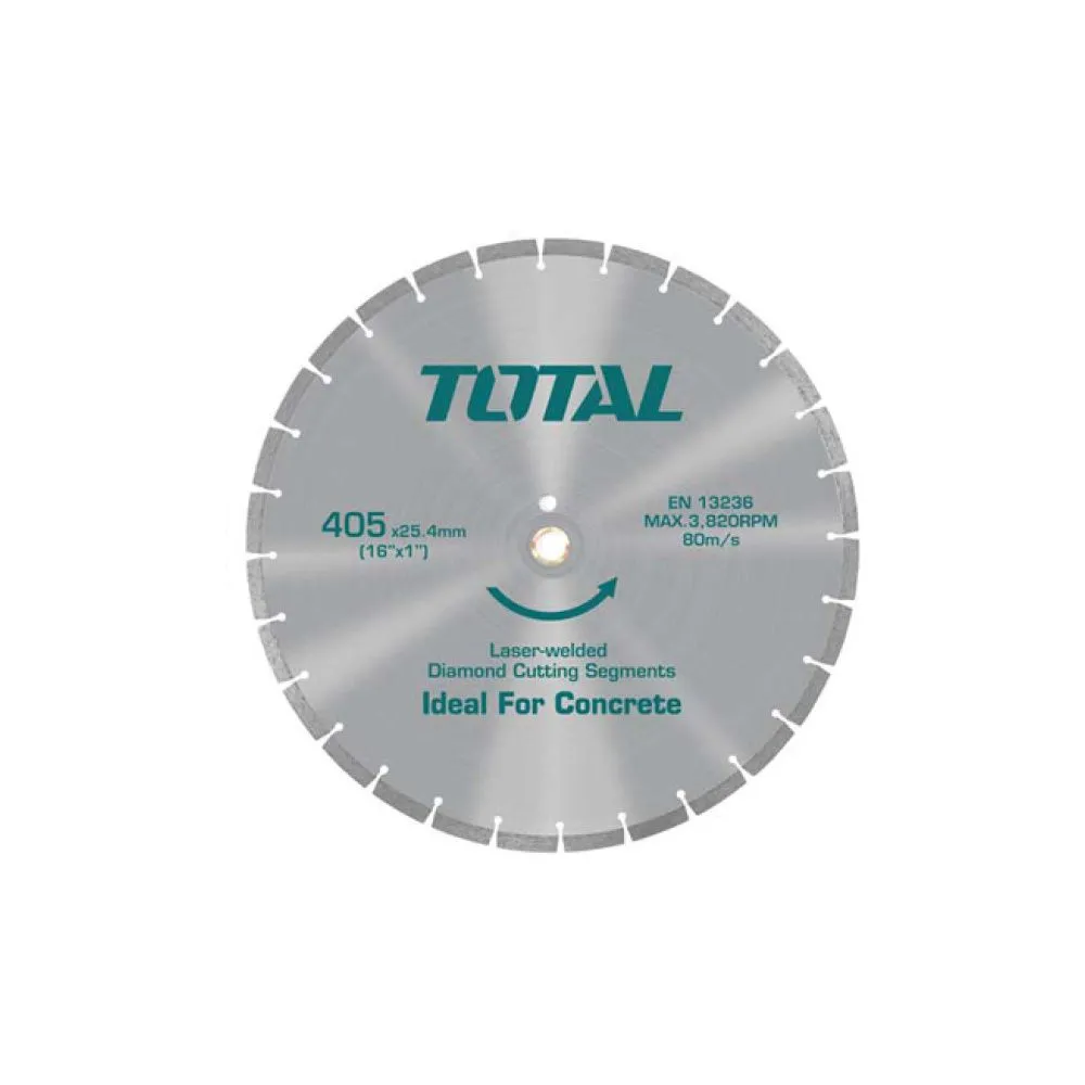 Total - disc diamantat taiere beton - 405mm (ind)