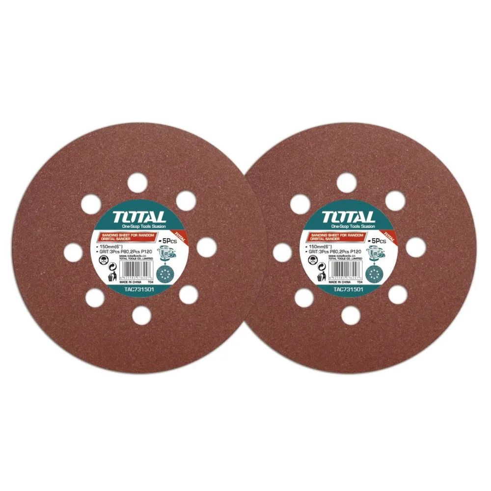 Total - disc hartie abraziva 150mm -p80p120
