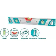 Total - nivela magnetica cu bula - 120cm (industri