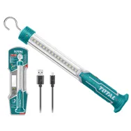 Total - lampa portabila cu led - baterie reincarcabila li-polimer  - 350 lumeni