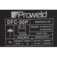 ProWELD DFC-50P redresor acumulatori 12V/24V functie Start