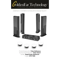 Pachet boxe dolby atmos 5.4.4 reference cu goldenear triton reference supercenter reference triton one.r si htr7000