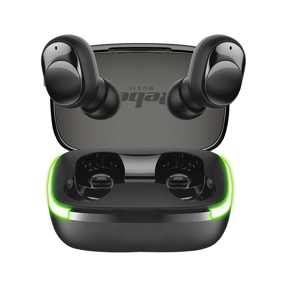 Casti wireless Rebel, Bluetooth 5.3, negru