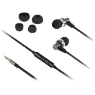 Casti audio metalice cu microfon jack 3.5 m-l