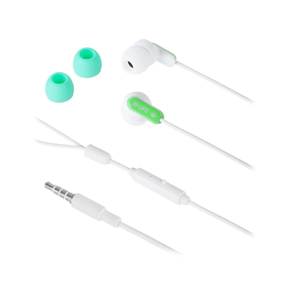 Casti jack 3.5 cu microfon m-life