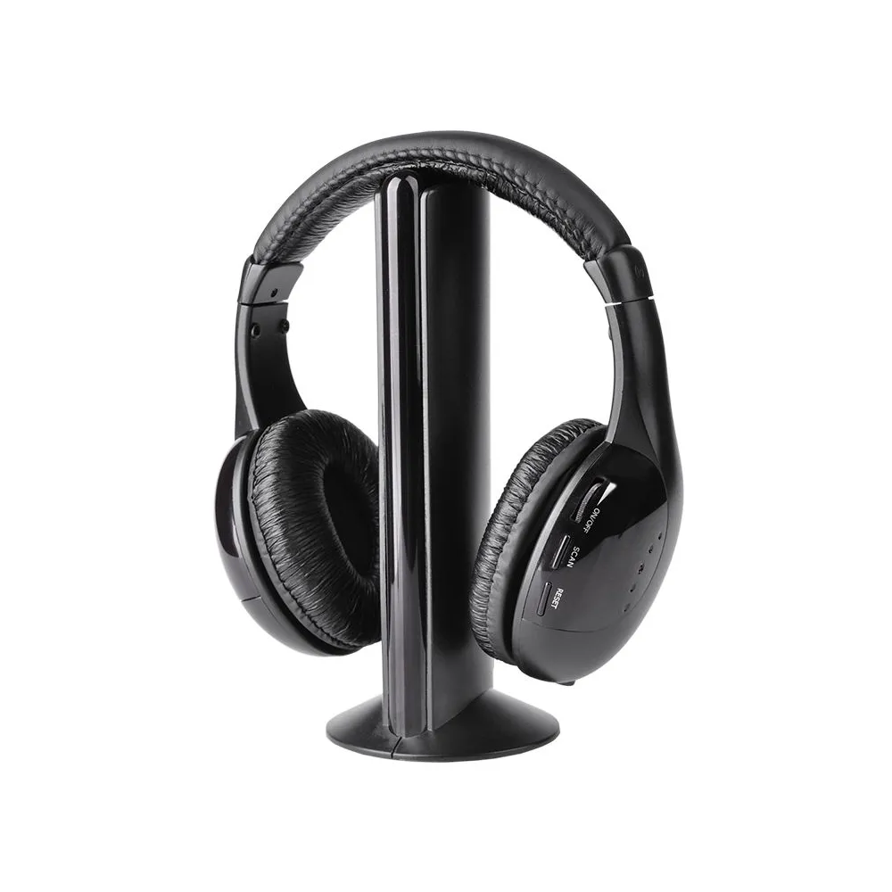 Casti wireless quer 5 in 1 radio am/fm