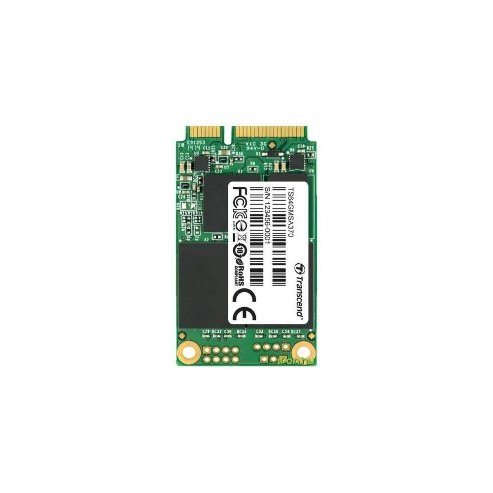 SSD Trascend 370 Series 64GB, mSATA Transcend - 1