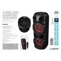 Boxa bluetooth portabila 2x25 w beat platinet