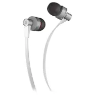 Casti in ear cu microfon albe sencor