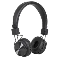 Casti audio bluetooth wave negru krugersimatz