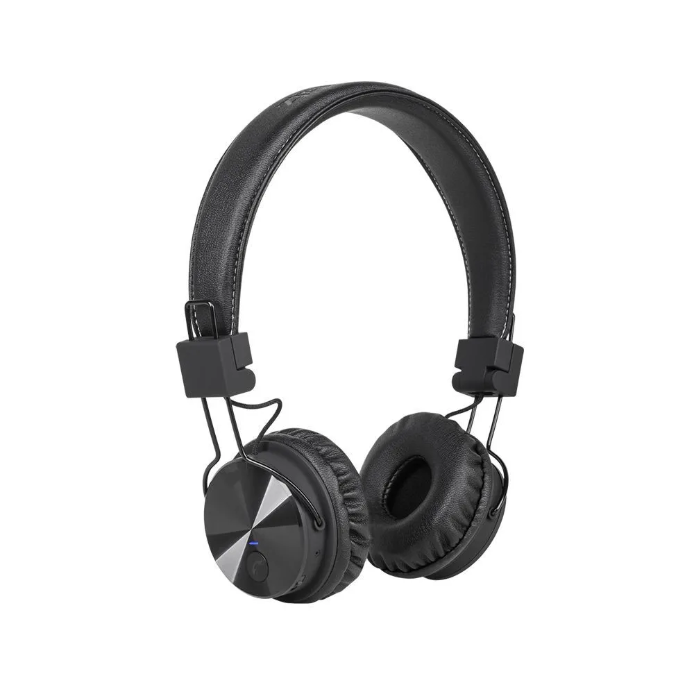 Casti audio bluetooth wave negru krugersimatz