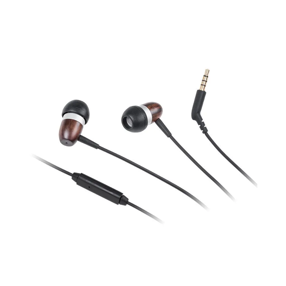 Casti cu microfon krugersimatz (abanos)