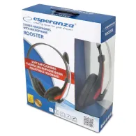 Casti stereo cu microfon rooster esperanza -