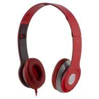 Casti stereo audio rosu techno esperanza