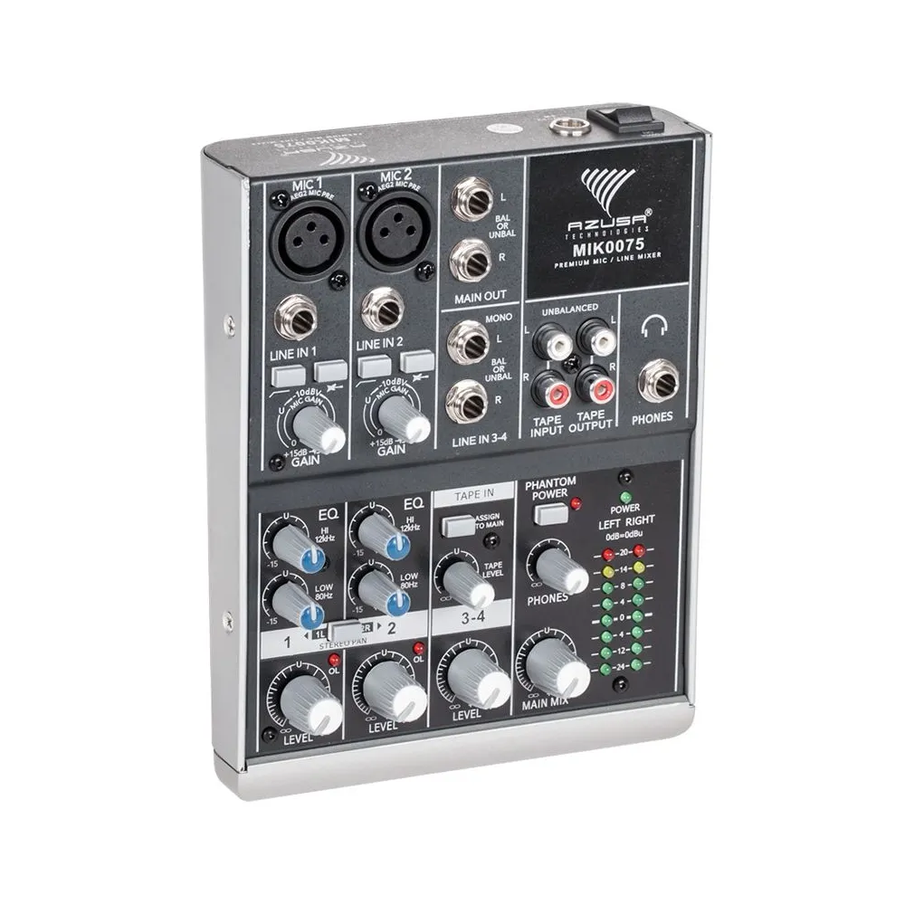 Mixer audio Azusa MIK0075, 4 canale