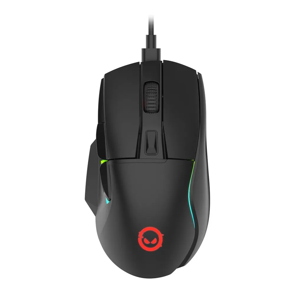 Mouse LORGAR Jetter 357, Optic, RGB LED, USB-A, 8000dpi, Black