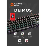 Wired black mechanical keyboard with colorful lighting system104pcs rainbow backlight