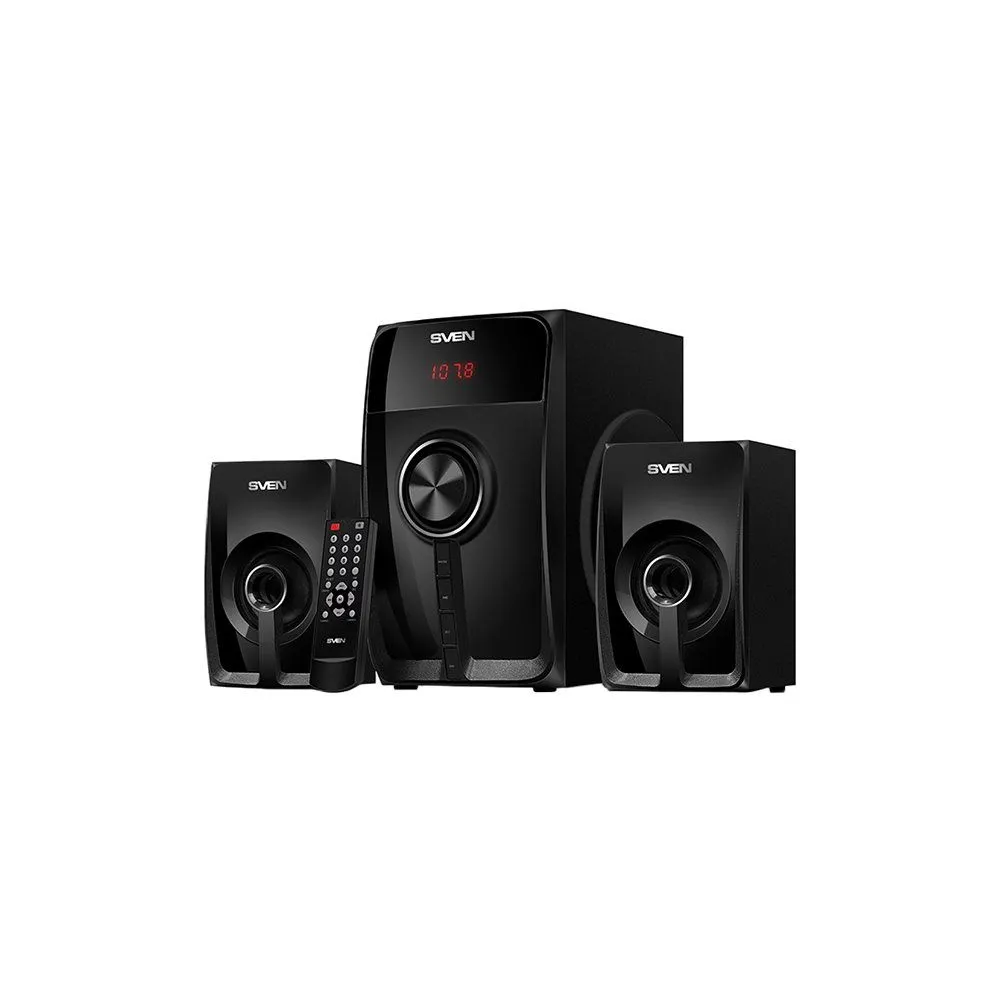 Boxe 2.1 SVEN MS-307, 40W, bluetooth, telecomanda, black