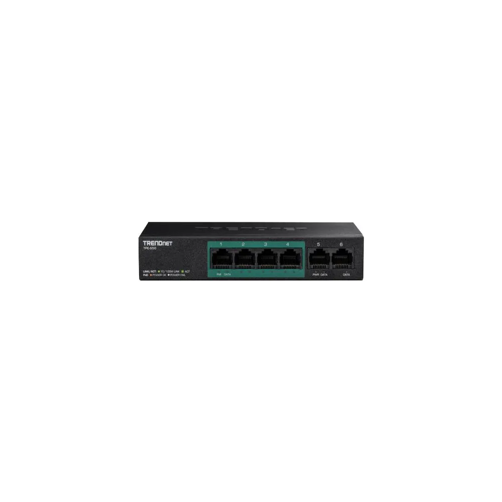 Switch TRENDnet TPE-S50, 6x RJ45, PoE+
