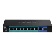 Switch TRENDnet TE-FP051, 9x RJ45, 10/100/1000 Mbps, PoE+