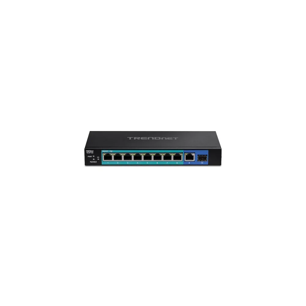 Switch TRENDnet TE-FP051, 9x RJ45, 10/100/1000 Mbps, PoE+