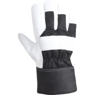 Manusa piele bovina / negru-alb - 10