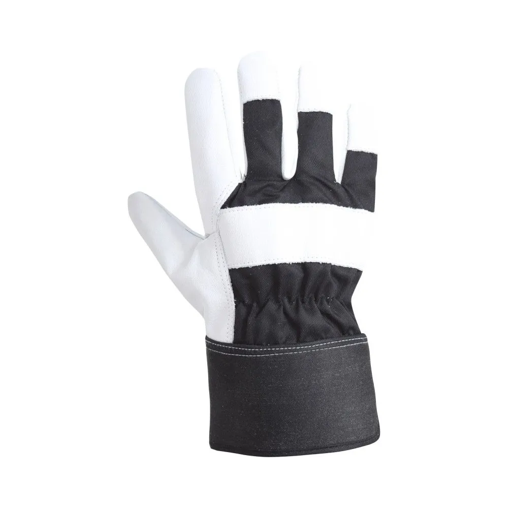 Manusa piele bovina / negru-alb - 10