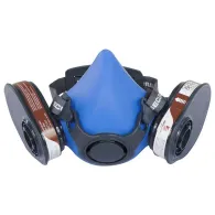 Masca gaz din silicon cu doua locase pentru filtru