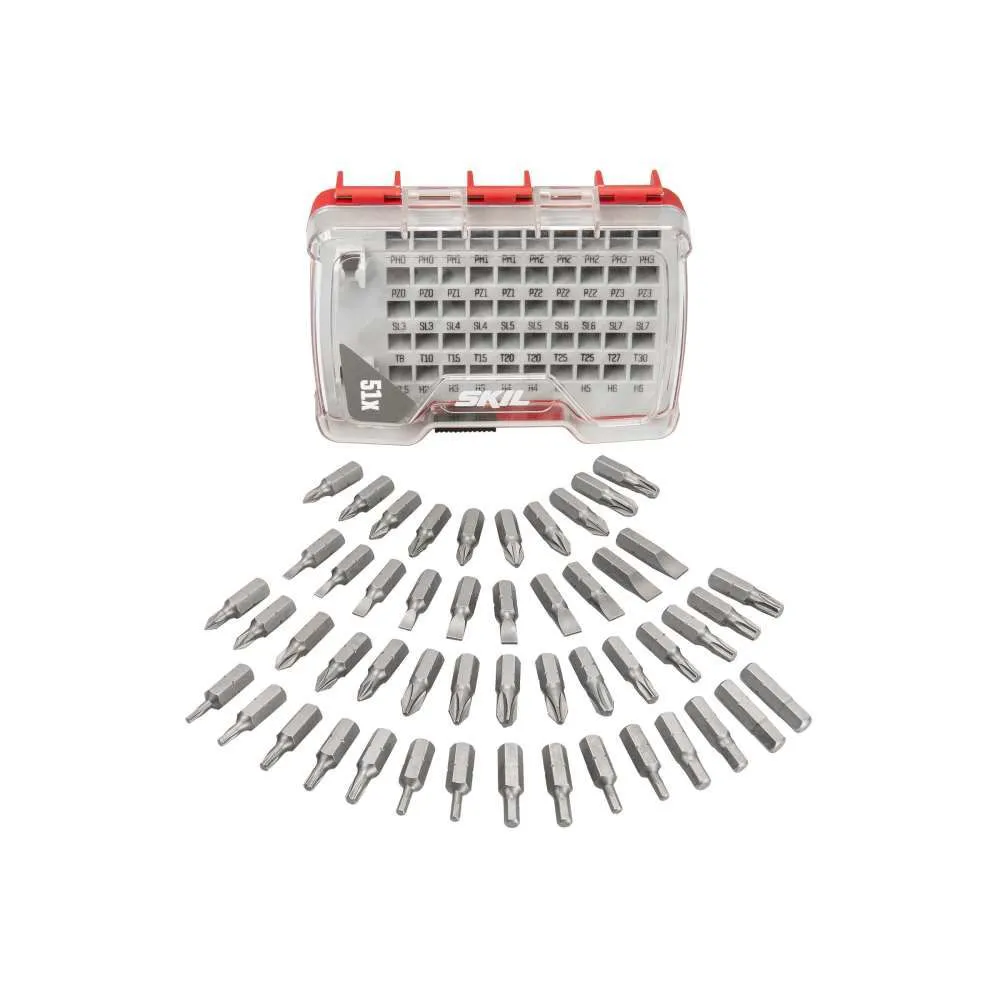 Skil 2610s00916 set de 50 biti de insurubare + ada