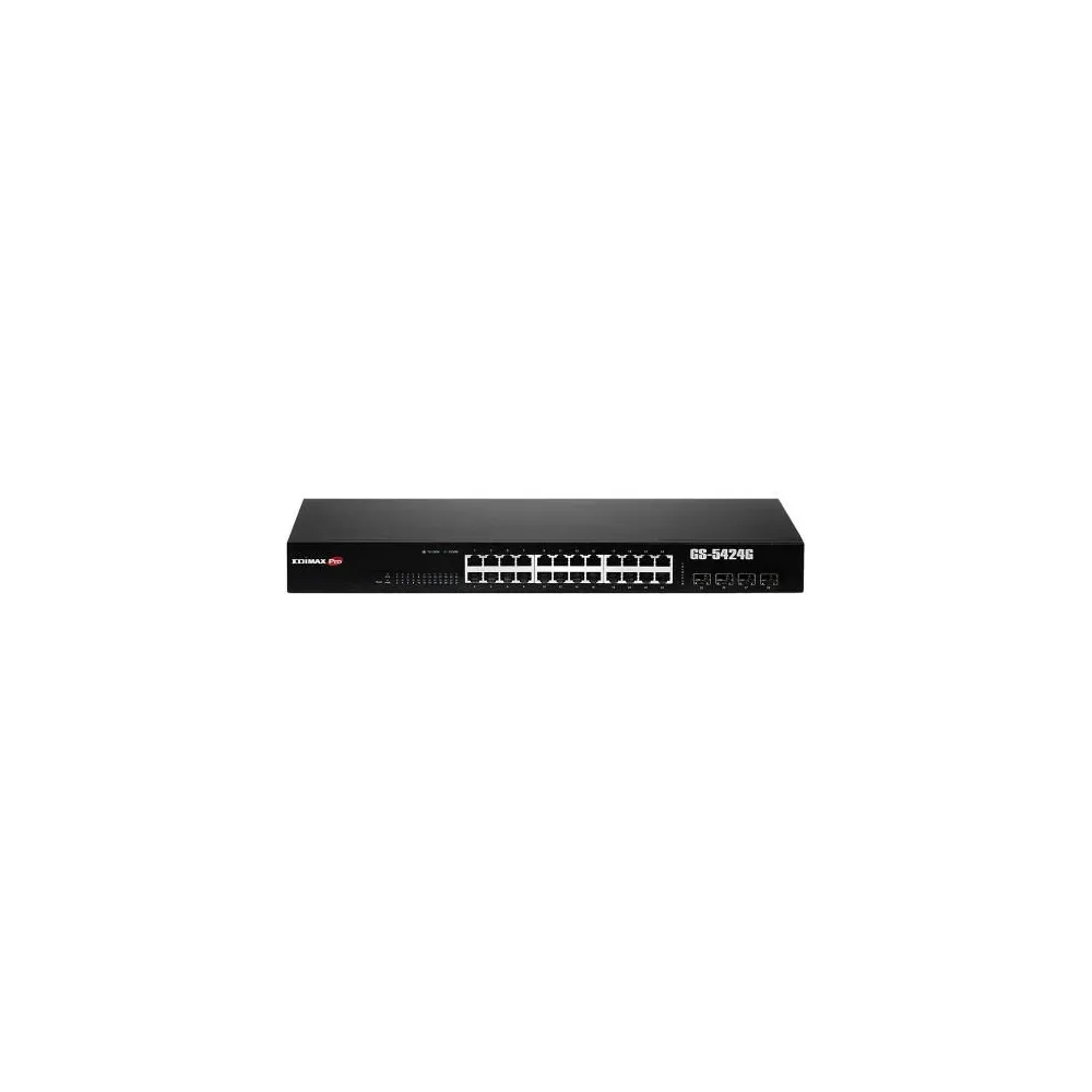 Switch Edimax Long Range, 24x RJ45, 4x SFP, 10/100/1000 Mbps