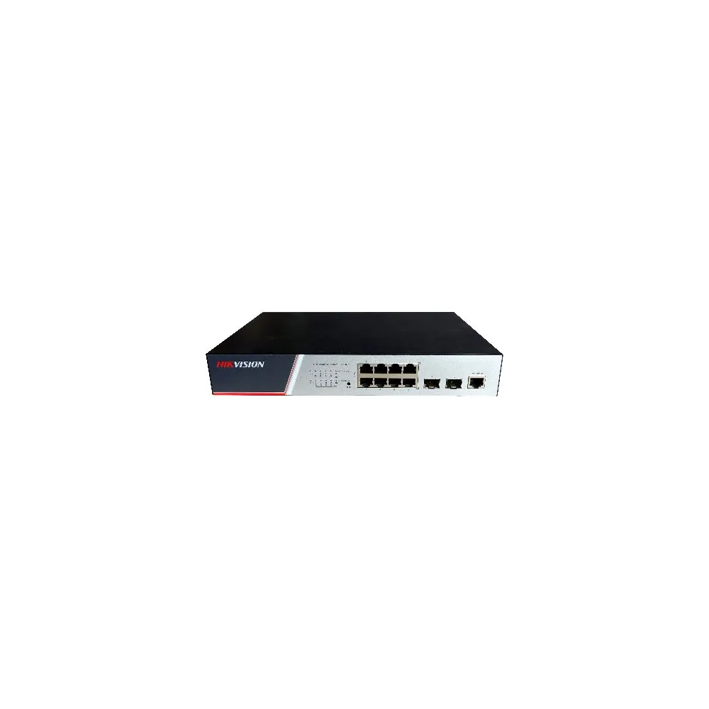 Switch Hikvision DS-3E2510P(B), 8 x RJ45, PoE