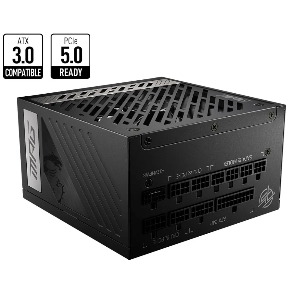 MSI MPG A850G PCIE5 unități de alimentare cu curent 850 W 24-pin ATX ATX Negru