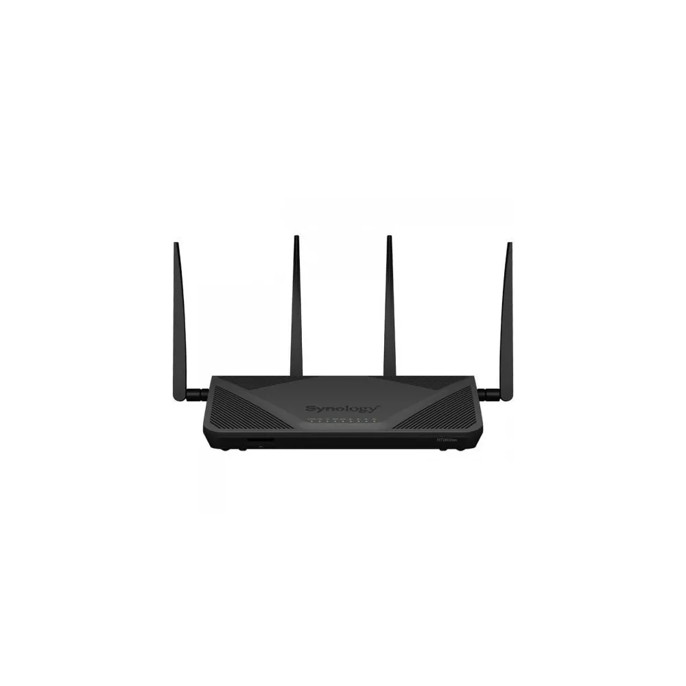 Router wireless Synology RT2600ac, 4G, negru, 4 antene
